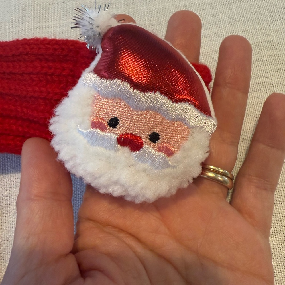 Red Santa Dog Cat Scarf - Picture 3 of 5